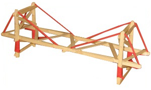 17&quot; Suspension Popsicle Bridge