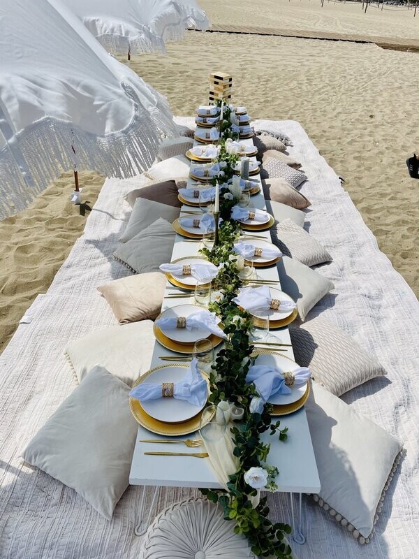 All White Tablescape - Set of 6