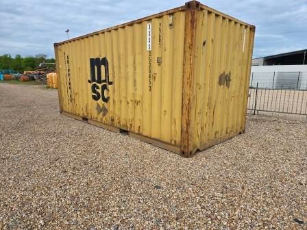 CONTAINER 20 PIEDS OCCASION JAUNE CLAIR REF : W03002404003
