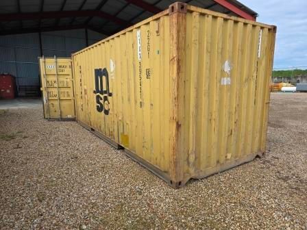 CONTAINER 20 PIEDS OCCASION JAUNE CLAIR REF : W03002404004