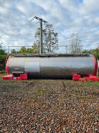 CUVE EX ADBLUE INOX 36 000L CALORIFUGE SP DIAM : 2M60 - LG : 9M10 - H : 2M80 REF : W03002310004 CUVE EX ADBLUE INOX 36 000L CALORIFUGE SP DIAM : 2M60 - LG : 9M10 - H : 2M80 REF : W03002310004