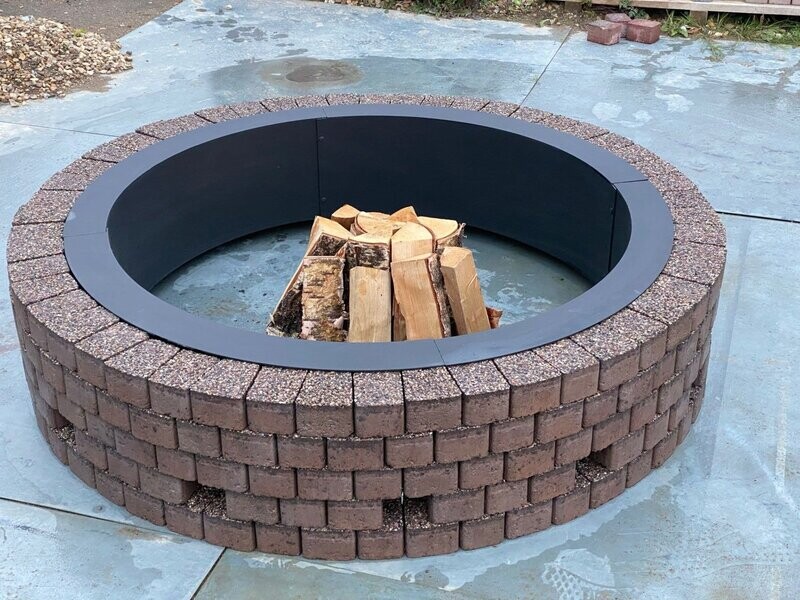 135 cm brown large fire pit