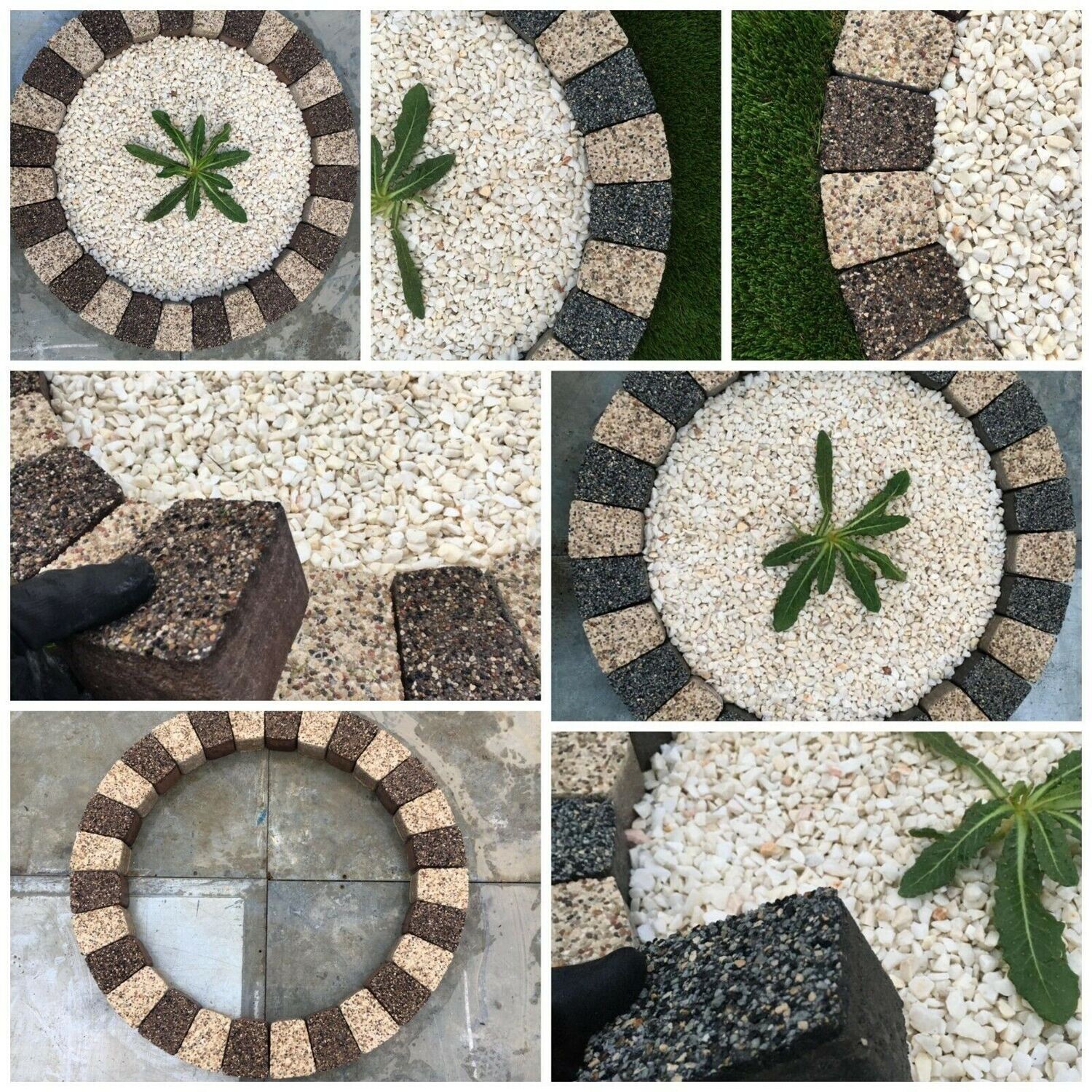 300 cm Edging Mix Colour Garden Circle