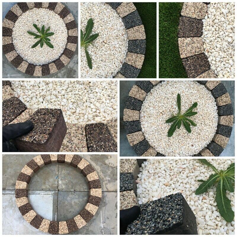 200 cm Edging Mix Colour Garden Circle