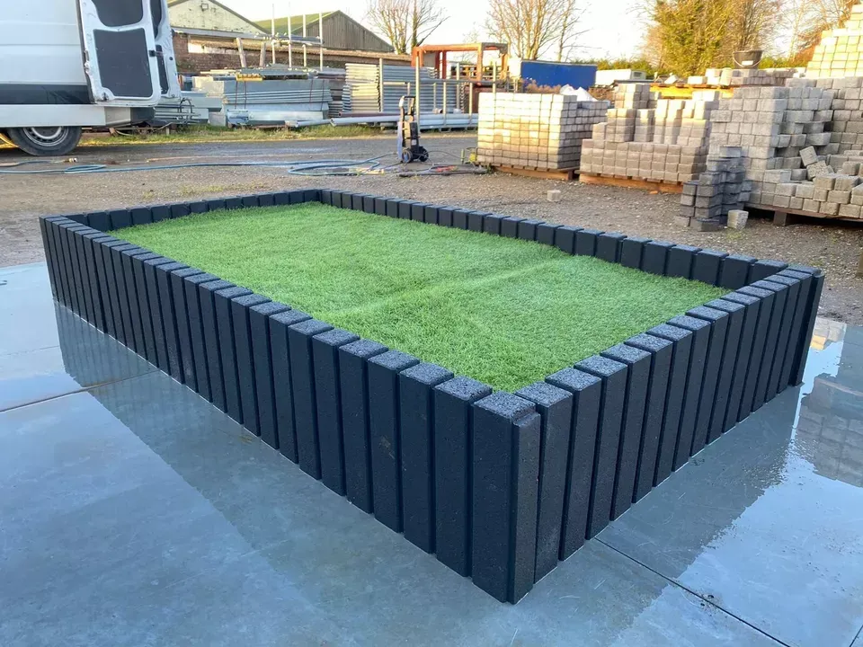 concrete surround palisade 200cmx112 cm