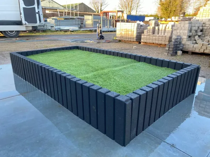 concrete surround palisade 200cmx112 cm