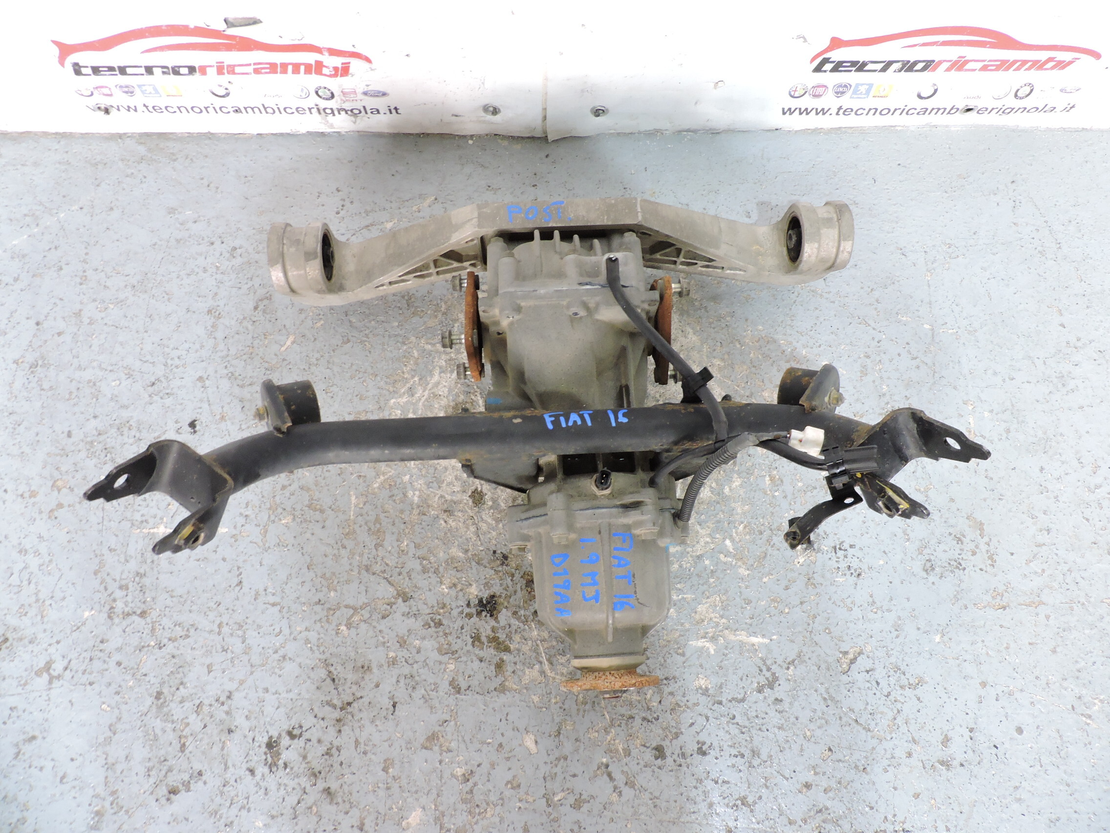 DIFFERENZIALE POSTERIORE FIAT SEDICI 1.9 MULTIJET 4X4 D19AA - RF4815