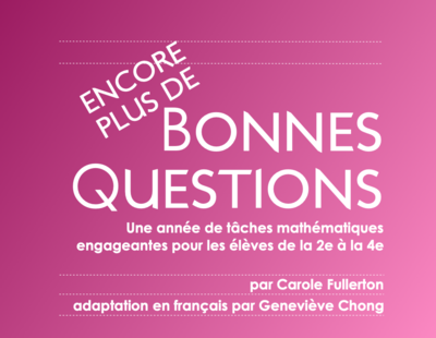 ENCORE PLUS de Bonnes Questions 2e à 4e