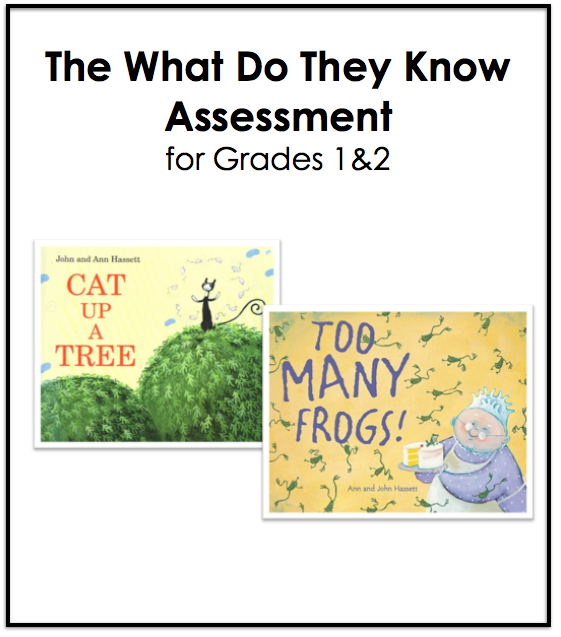 What Do They Know Assessment for 1&2