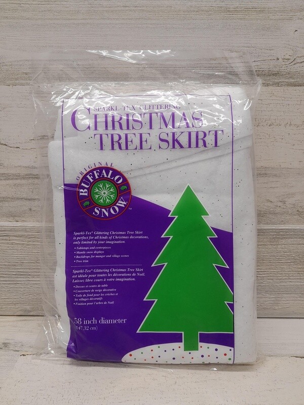 58&quot; Tree Skirt w/Glitter