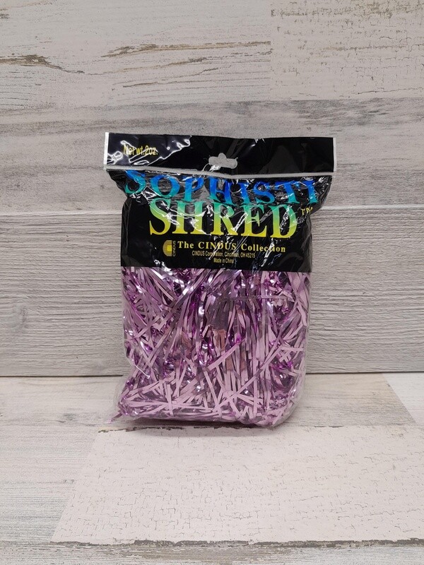 2oz Metallic Shreds B/Pink