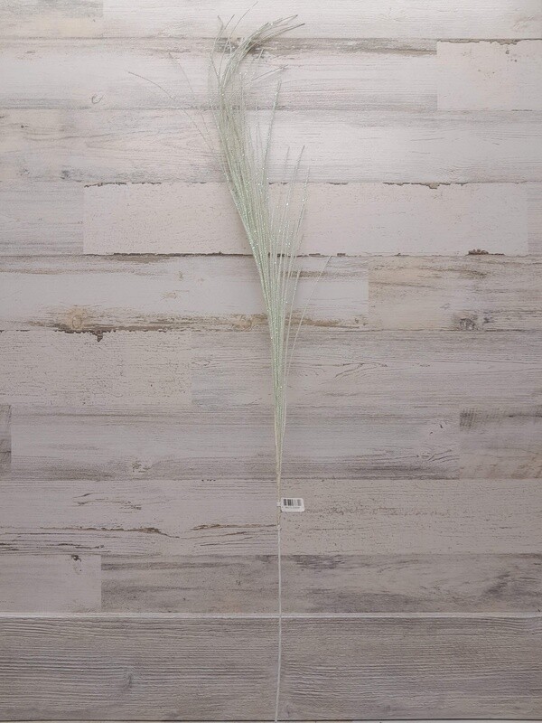 39&quot; Glitter Pampas Spray Winter Green