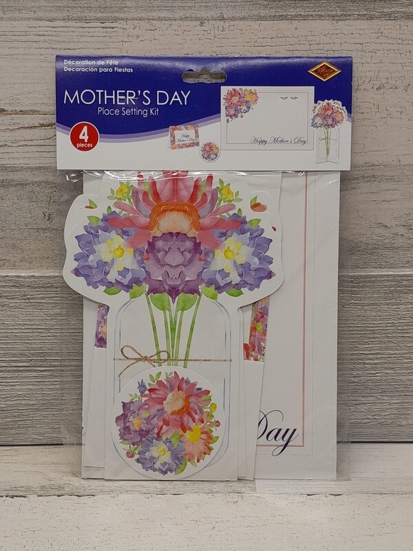 4pc Mothers Day Place Setting Kit