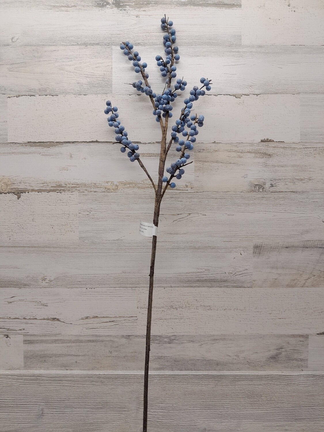 39.5&quot; Berry Twig Spray Blue
