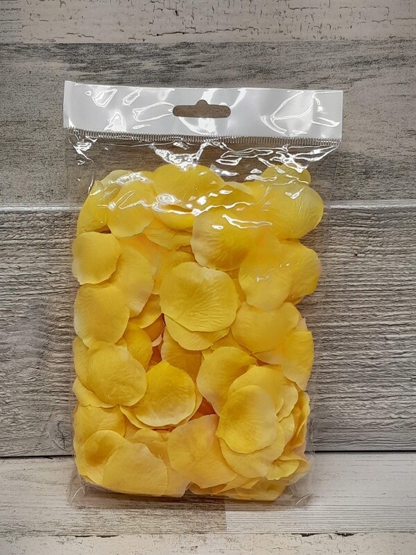 200pc Rose Petals Yellow