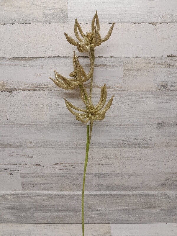 31&quot; Poinsettia Spray X3 Winter Green