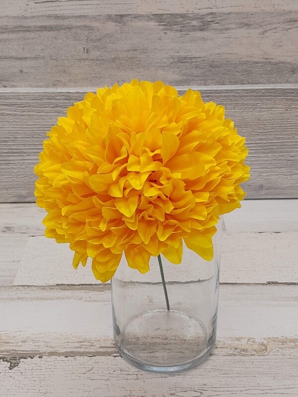 6&quot; Football Mum Pick Yellow