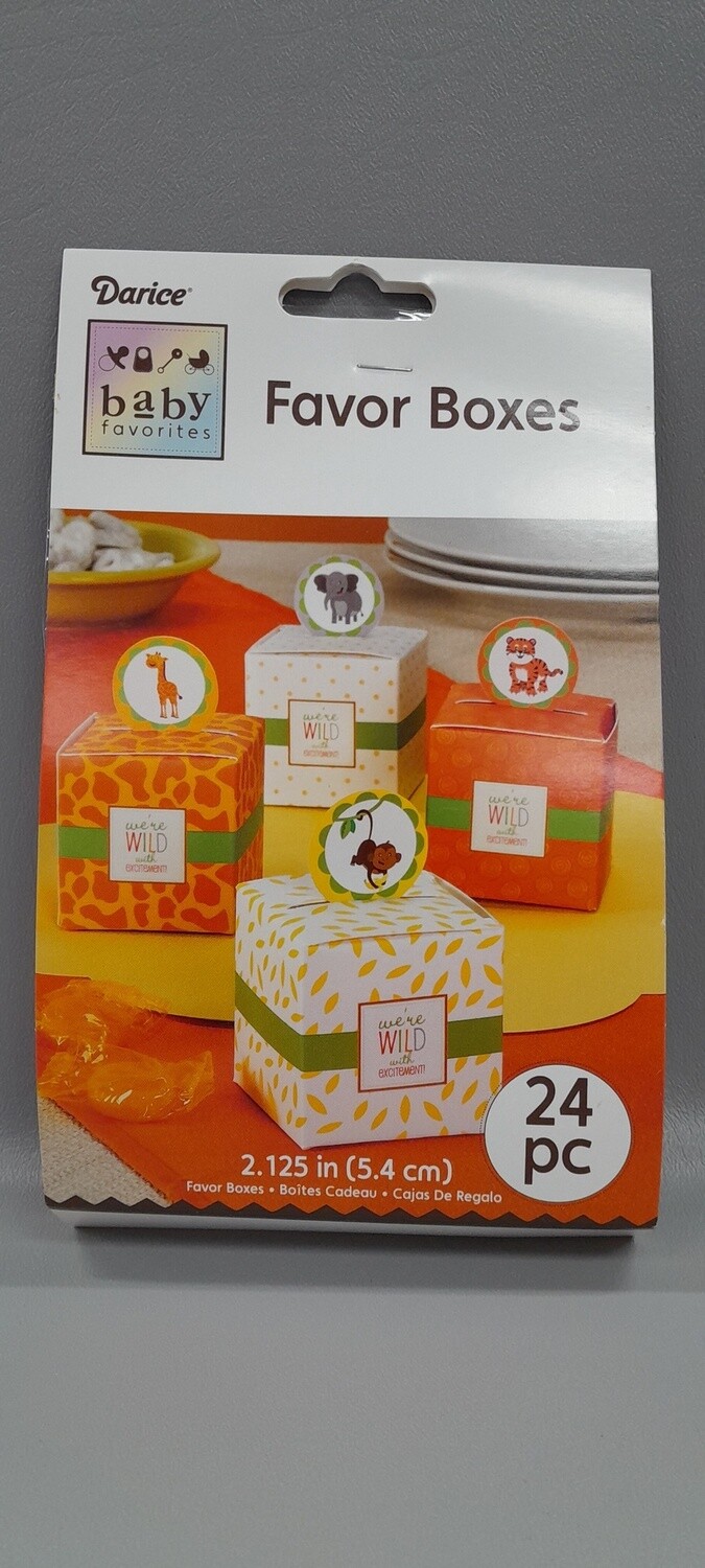 24pc 2.12" Jungle Favor Box