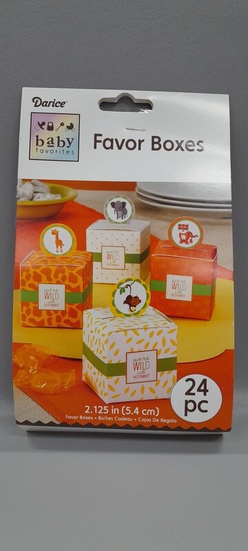 24pc 2.12&quot; Jungle Favor Box