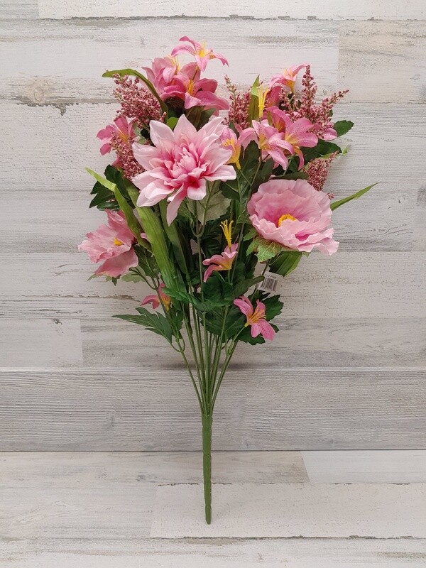 24&quot; Poppy/Heather Bush x18 Pink