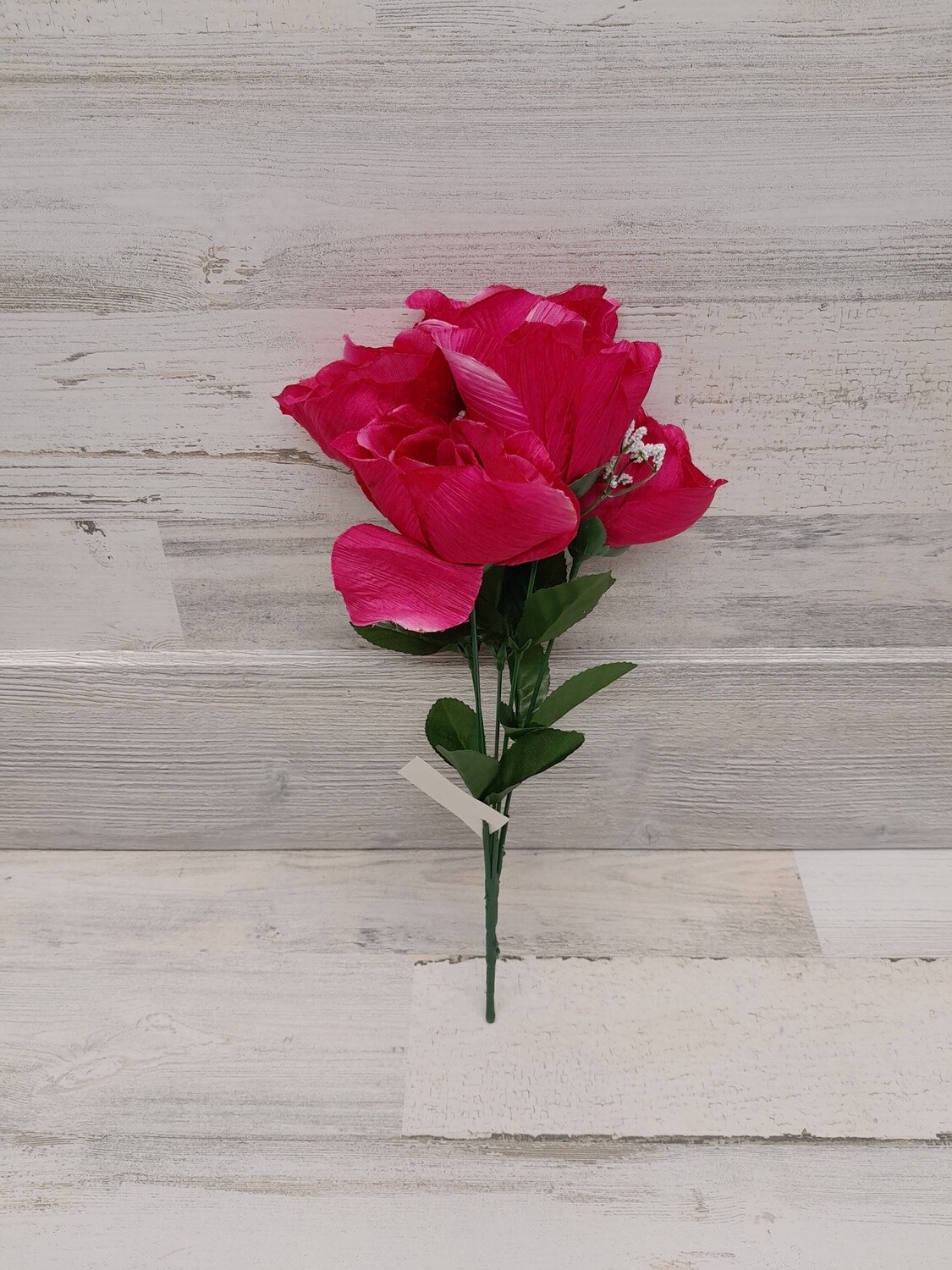15&quot; Rose Bud Bush x5 Fuchsia
