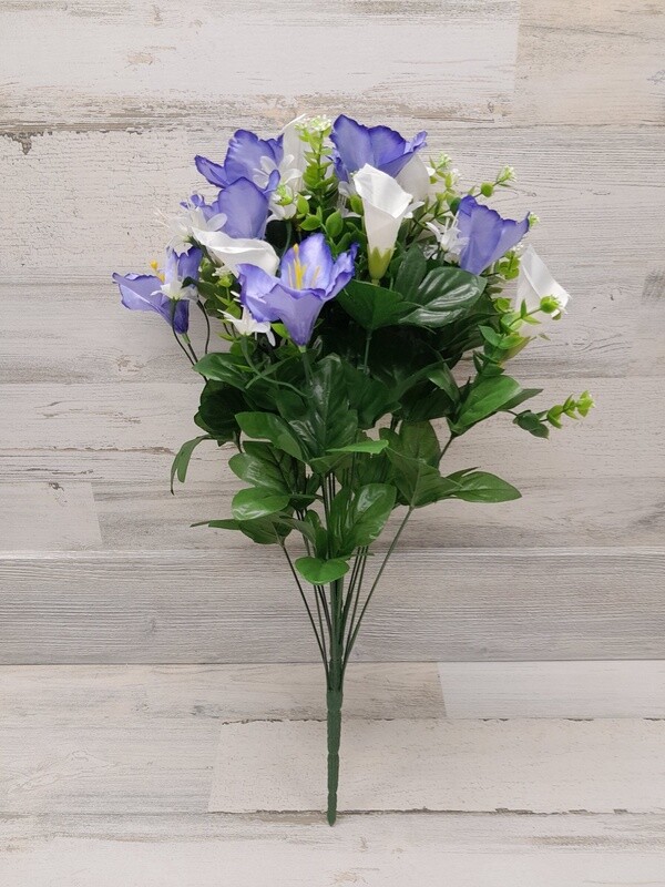 24&quot; Mixed Bush x18 Blue