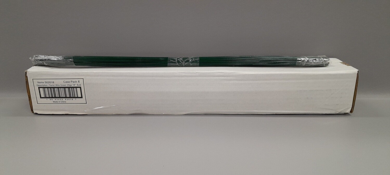 12# 18" 20 Gauge Wire Green