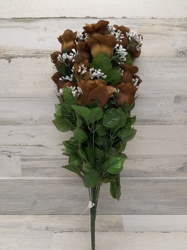 24&quot; Rose Bush x24 Chocolate