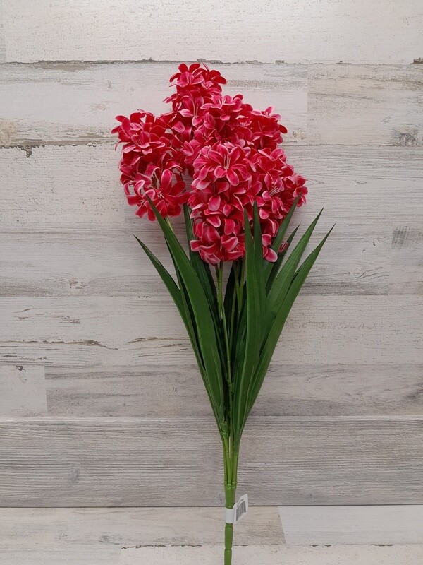 25&quot; Hyacinth Bush x7 Pink
