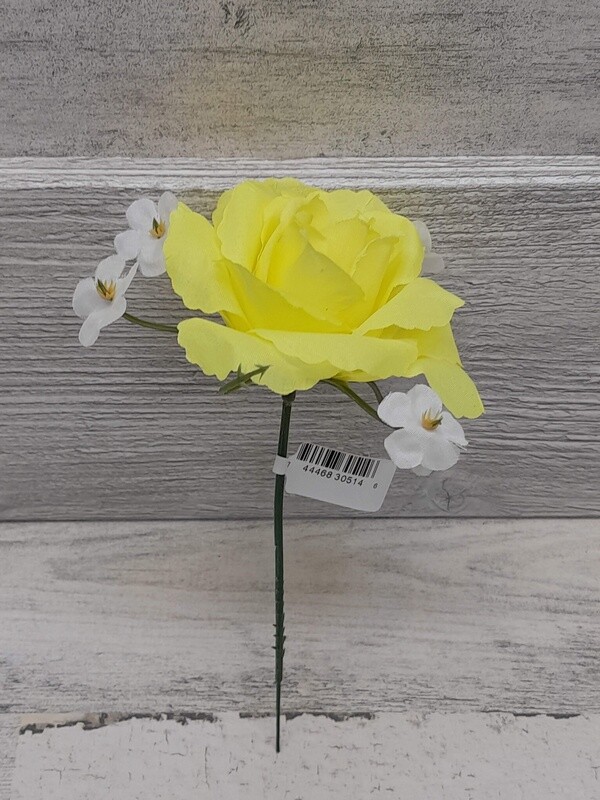 1pc Rose Pick Yellow