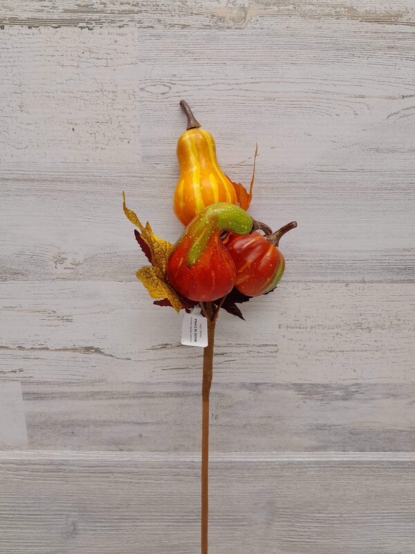 19.5&quot; Pumpkin/Gourd Spray