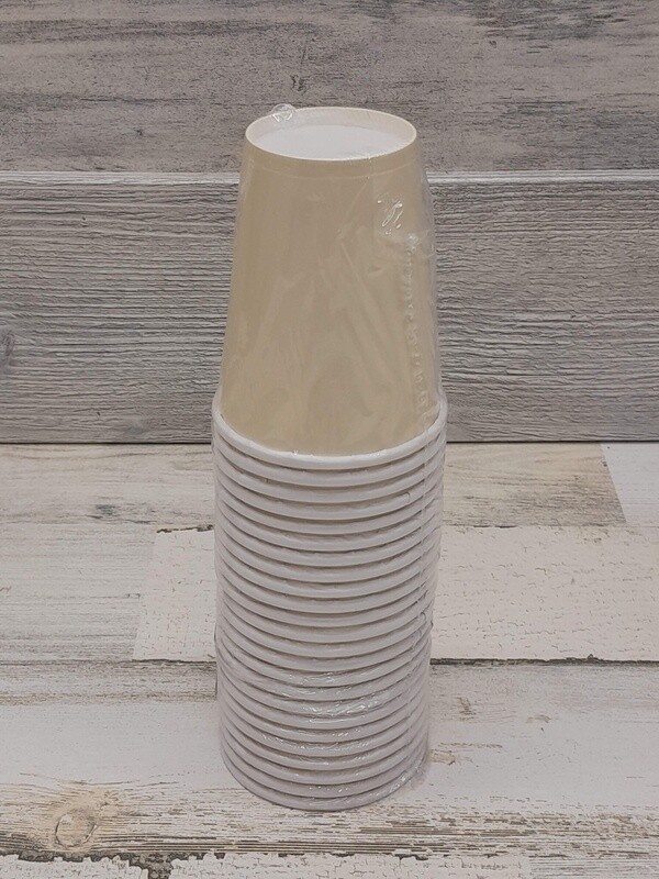 *24pc 9oz Paper Cups Ivory
