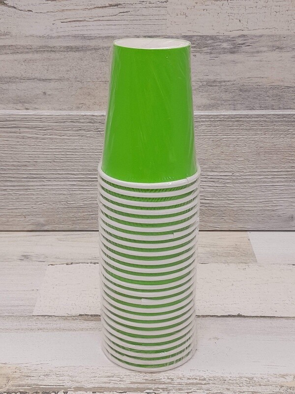 *24pc 9oz Paper Cups Fresh Lime