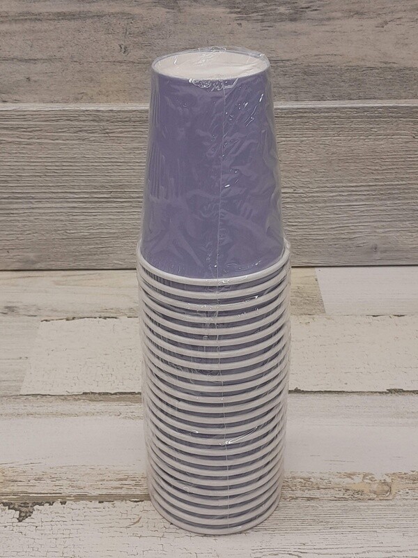 *24pc 9oz Paper Cups Lavender