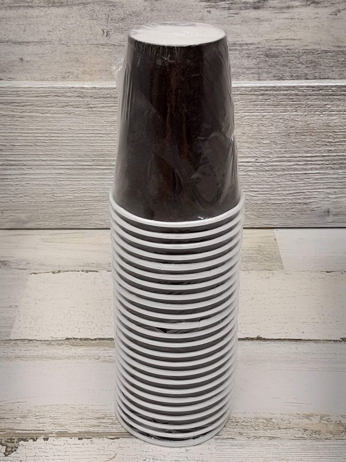 *24pc 9oz Paper Cups Chocolate Brown