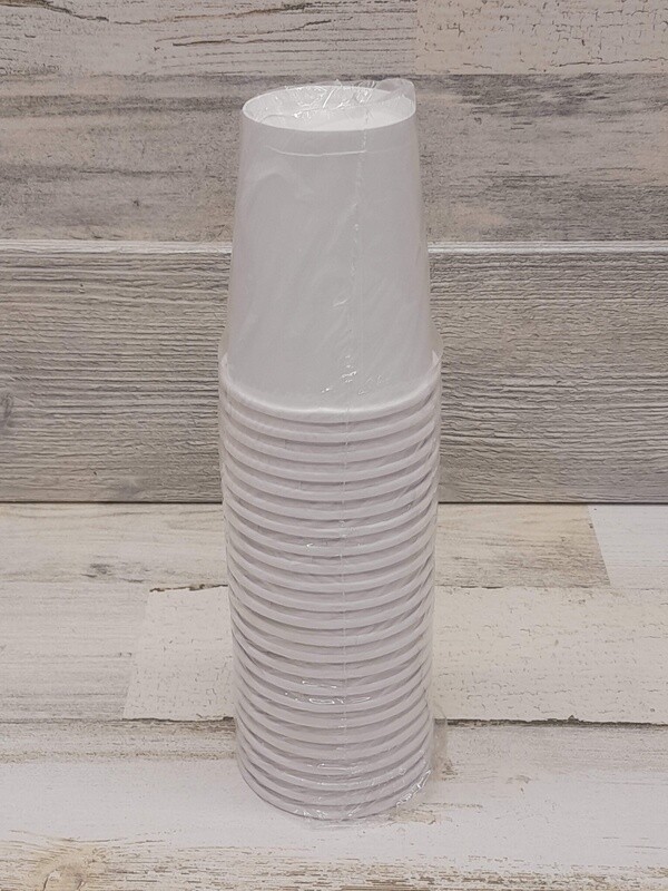 *24pc 9oz Paper Cups White