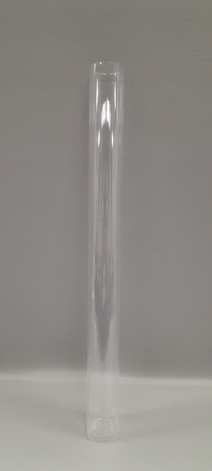18&quot; Plastic Tube Column Clear