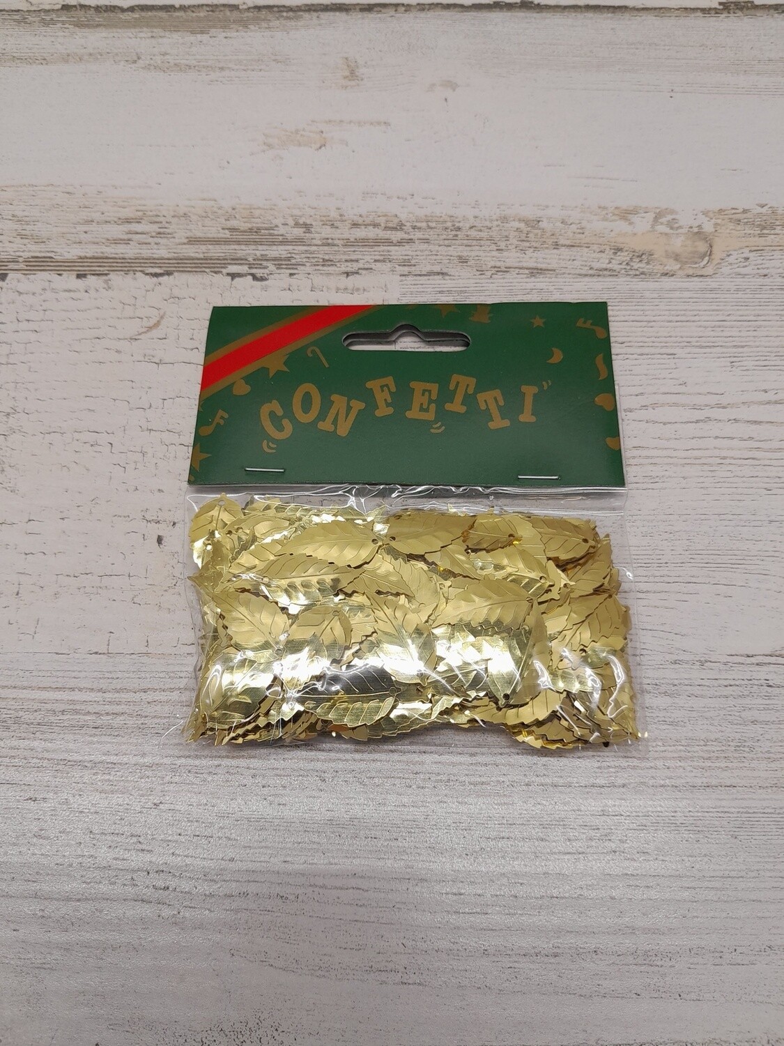 14gr 23mm Leaf Confetti Gold