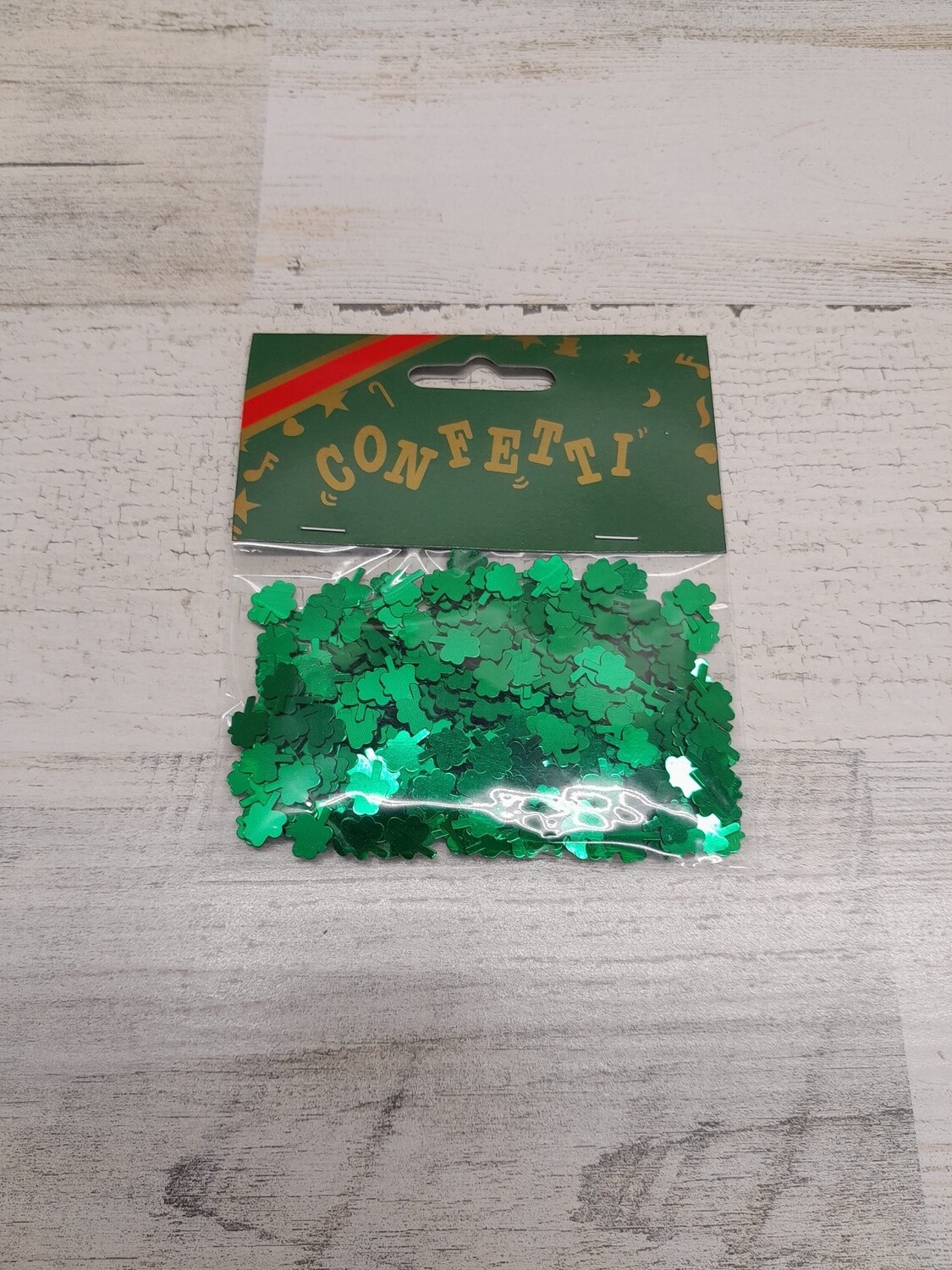 14gr 10mm Shamrock Confetti Emerald