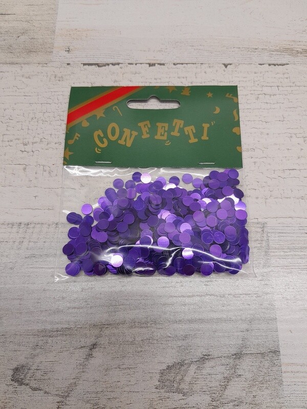 14gr 6mm Dot Confetti Purple