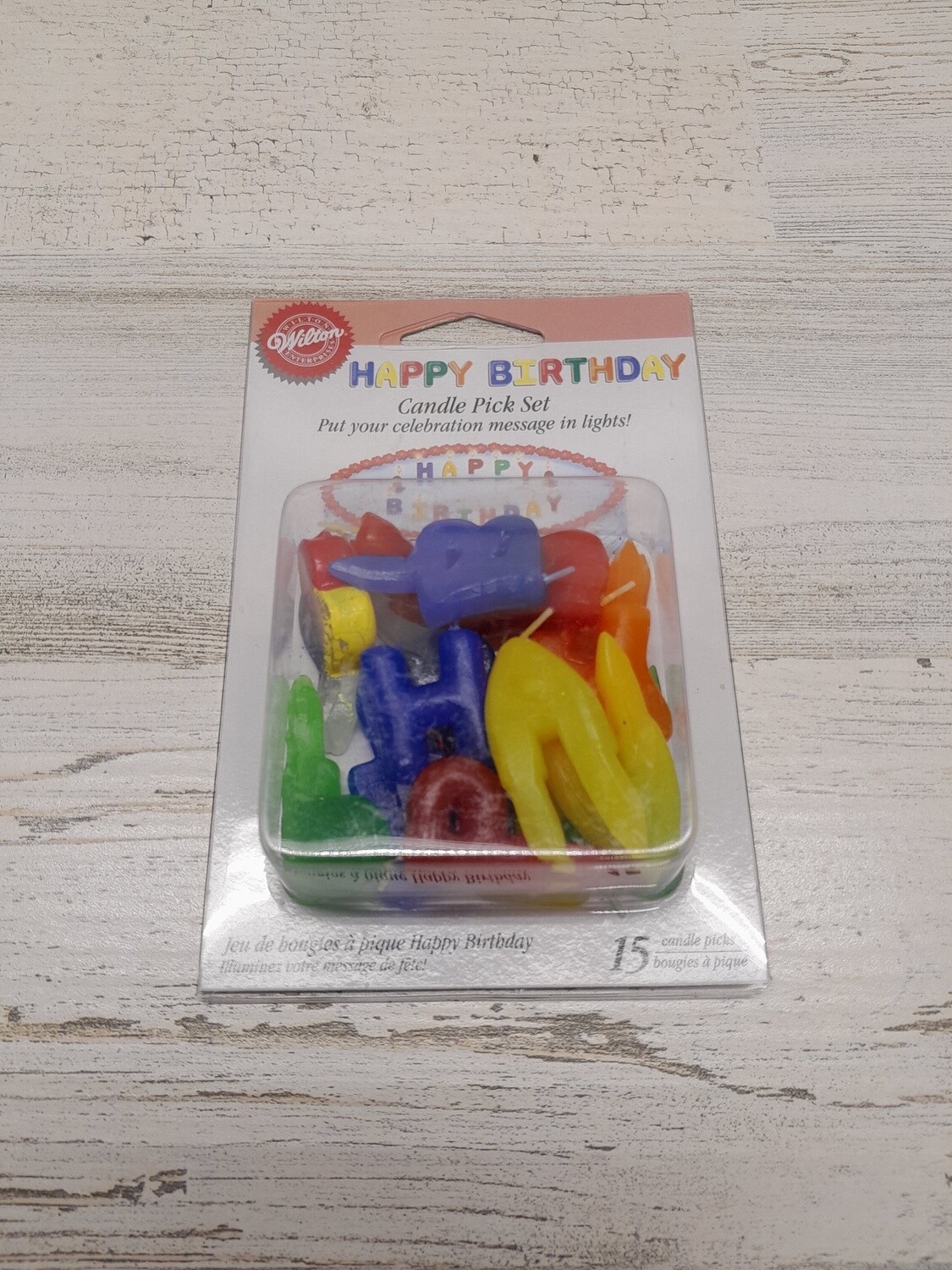 15pc Happy Birthday Candle Set