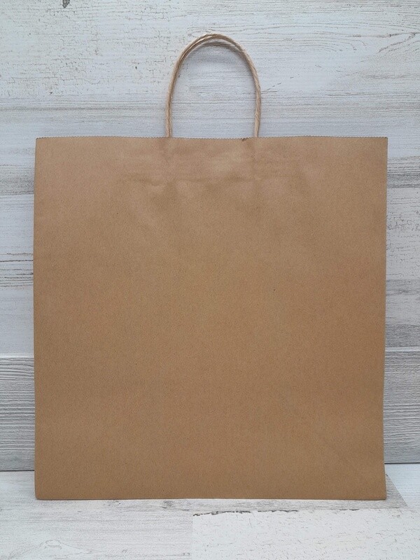 14&quot;x10&quot;x15&quot; Paper Gift Bag Natural