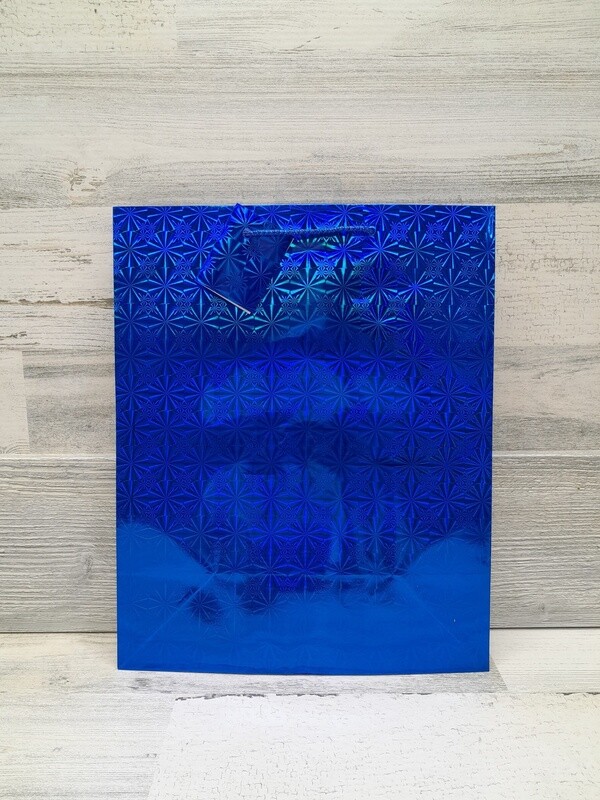 10.5&quot;x5.5&quot;x13&quot; Holographic Bag Royal