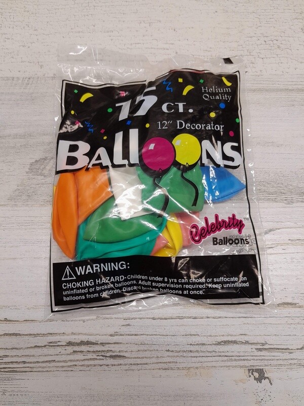 15pc 12&quot; Balloons Pastel Assorted