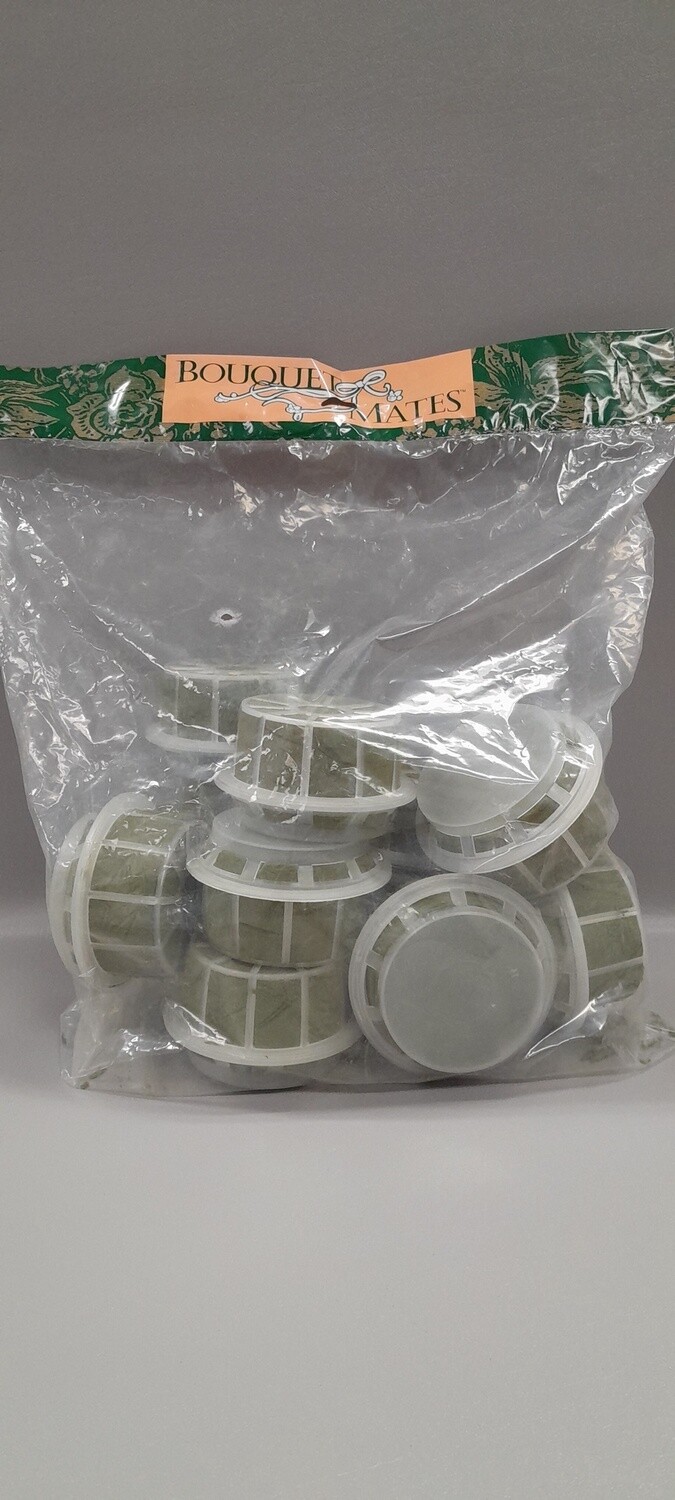 12pc 3.75&quot;x3.75&quot;x2.25&quot; Wet Foam Cage Green