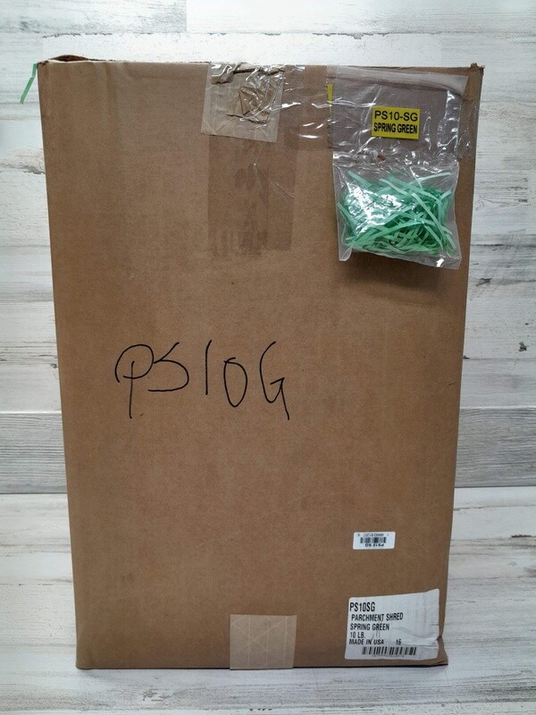 *10lb Spring Green Paper Shreds