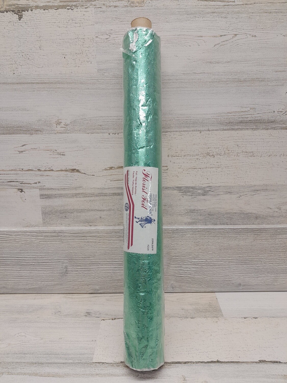20&quot;x50&#39; Embossed Foil Roll Aqua