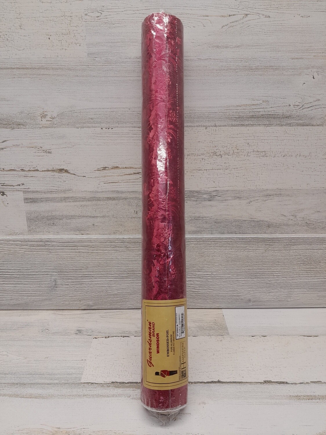 20&quot;x50&#39; Embossed Foil Roll  Cranberry