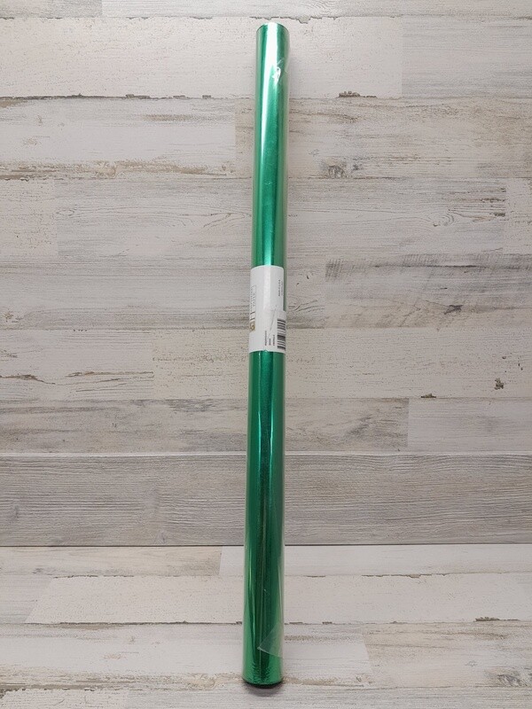 30&quot;x50&#39; Metallic Cellophane Roll Emerald