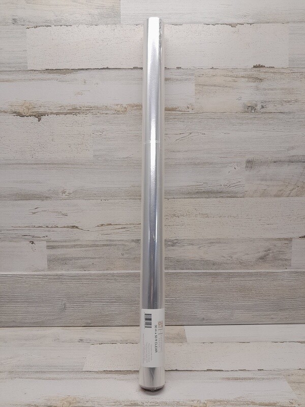 30&quot;x50&#39; Cellophane Roll Clear